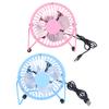 Mini-Ventilator USB Tragbarer leiser Aluminium-Klingen-Home-Office-Schreibtisch Desktop-Eisen-Handwerk-Ventilatoren