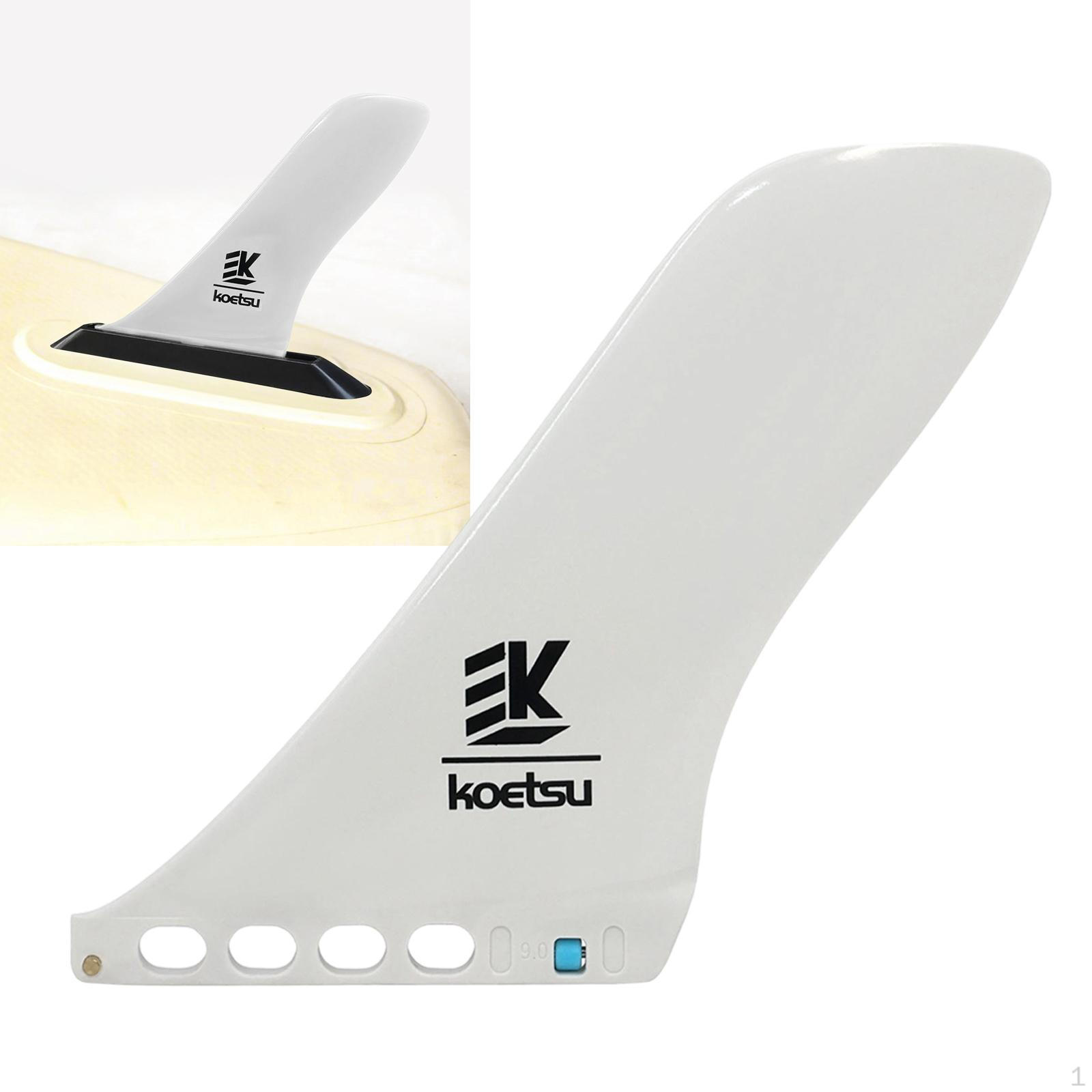 

Board with Water Divider, Fiberglass Tail for Sports, Canoe, White
