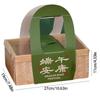 Handmade Zongzi Packing Box Creative Hand-held Basket Portable Storage Box  Pastry