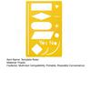 Template Ruler Seamless Dot Grid Integration Ring Binding Planner Templates