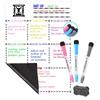 A3 Magnetic Erasable Monthly & Weekly Planner Whiteboard Set for Refrigerator