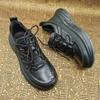 High-end leather autumn sports leather shoes men's cowhide round head trend fashion casual men's leather shoes
