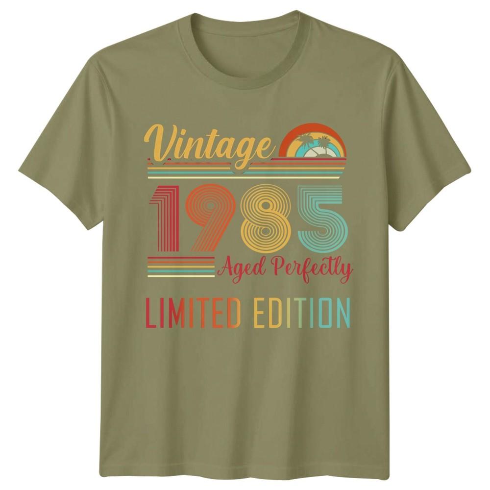Vintage 1985 Aged 41st Birthday Unisexs TShirt Retro Limited Edition
