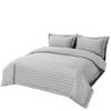 Three-Centimeter Satin Stripe Jacquard Hotel Bedding Set - 4 Piece, 120g High-Weight, Luxury Guesthouse or Homestay Collection.