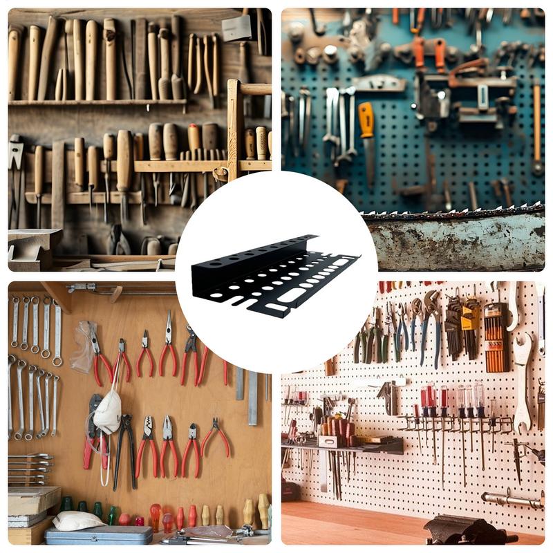 Tool Rack Wall Mount High Strength Screwdriver Rack Tool Storage Rack Space-Saving Plier Organizer Wall Mounted Tool Organizer