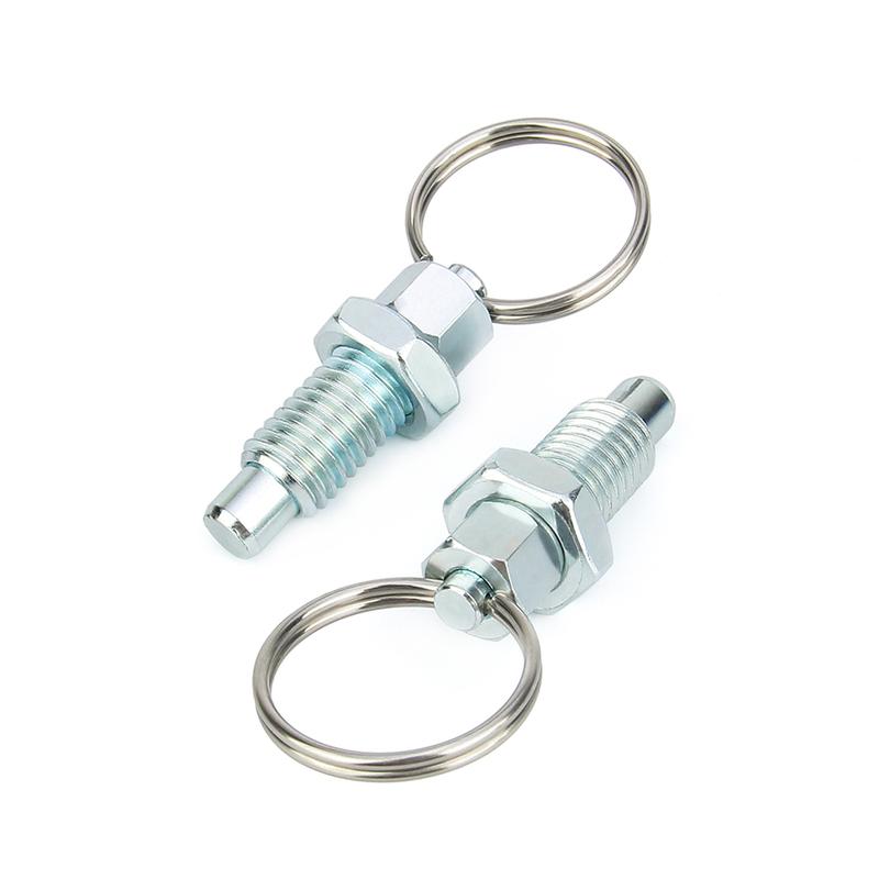 Einziehbarer Indexkolben mit Feder aus Edelstahl, Zugring-Indexkolben