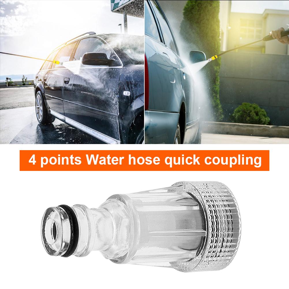 Hose Extension Adapter Garden Water Pipe Connector Rubber Water Tube Connector Hose Coupling Car Wash Gun Accessories