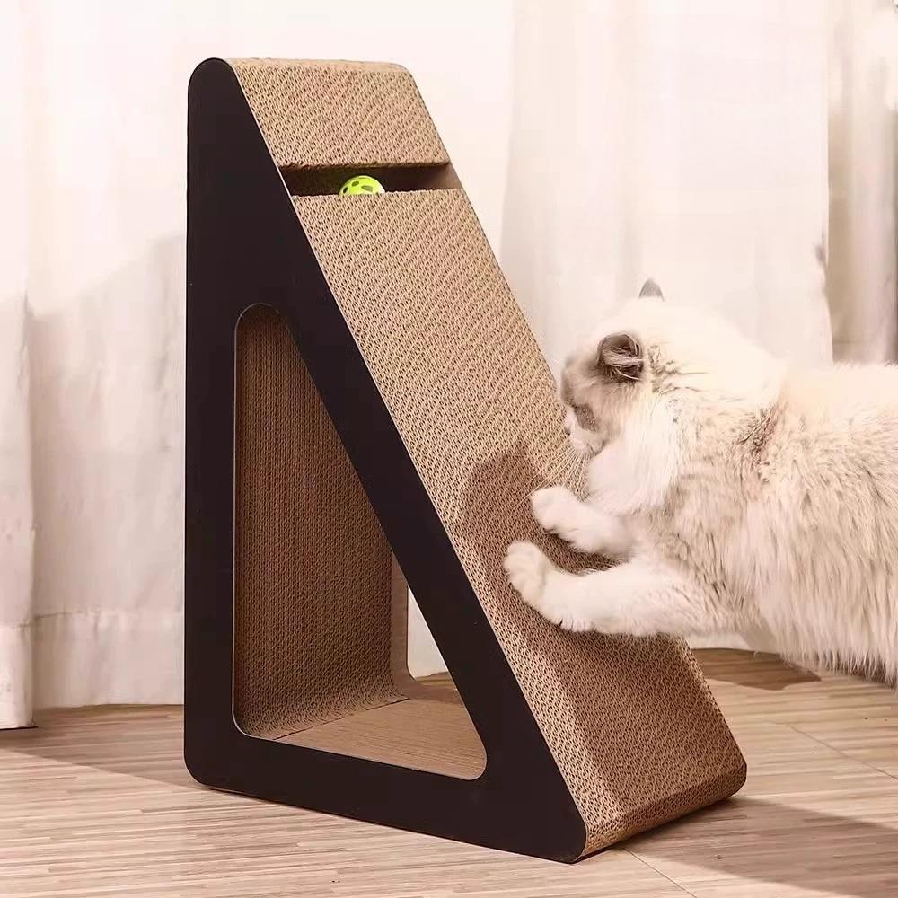 The Cat Scratching Board Is Wear-resistant and Does Not Drop Debris. The Cat Toy Self-hi Relieves Boredom. Ver