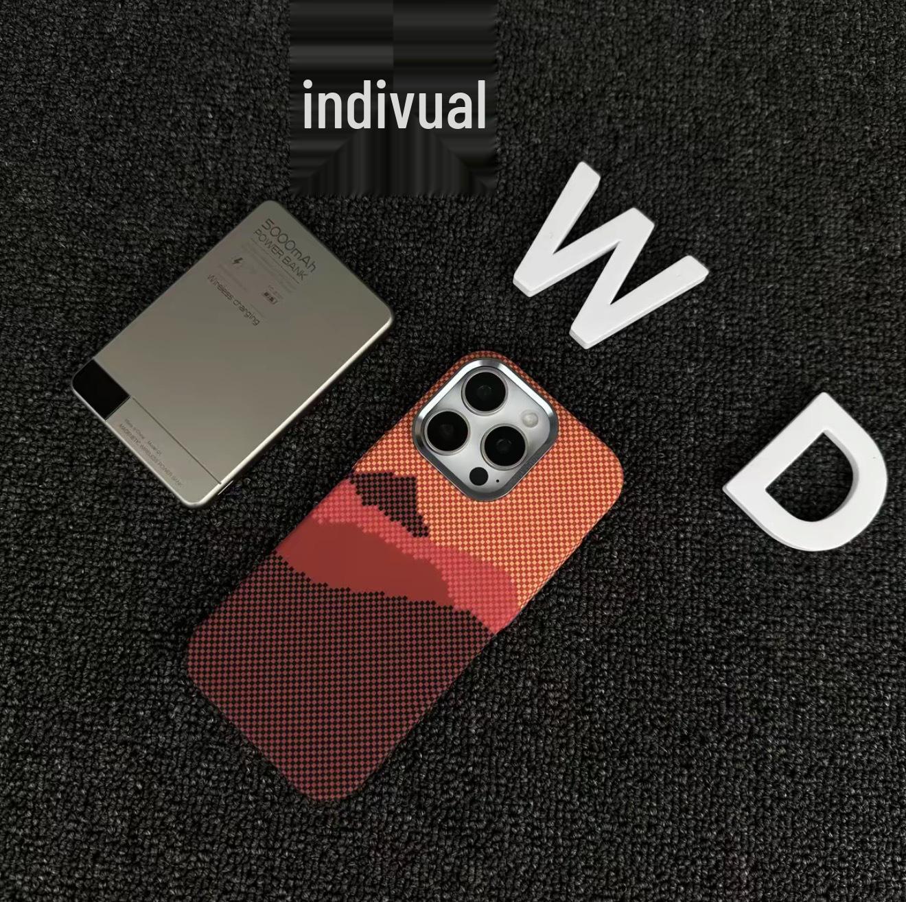 Kevlar Magnetic iPhone 17 Pro Max Skin-Feel Case - Mountain & River Design 14