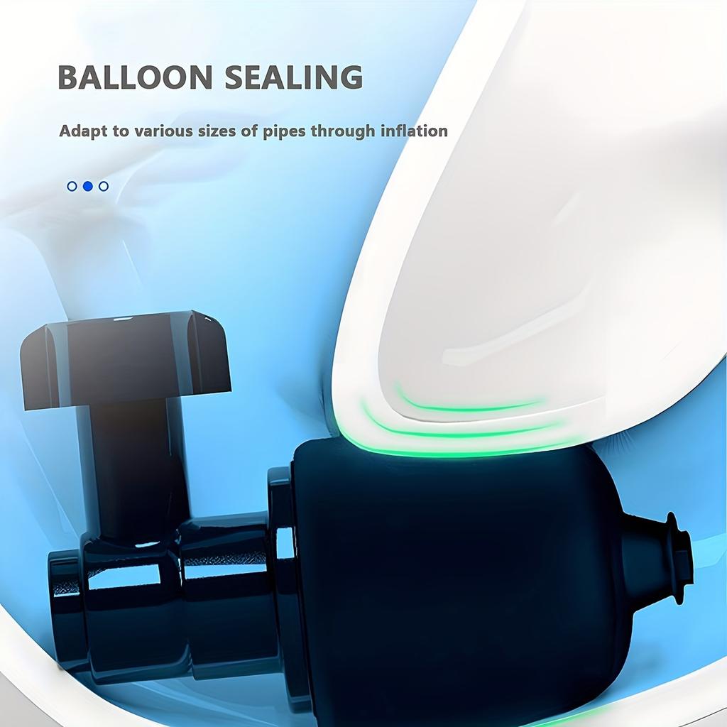 1pc Heavy-Duty Drain Jet Gun - Powerful Toilet Plunger for Unclogging Bathroom, Sink, and Floor Drains, Air Plunger Tool with Adjustable Pressure