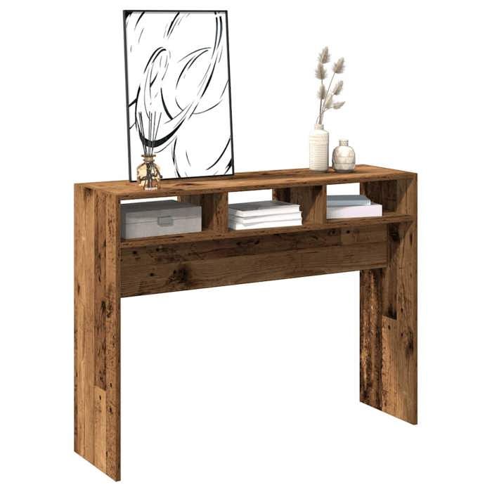 VidaXL Console Table Old Wood 105x30x80 Cm Engineered Wood, End Table, Hallway Table, Hallway Stand, Table 856622