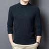 FengXun Men's Half Turtleneck Wool Blend Sweater FXT6556