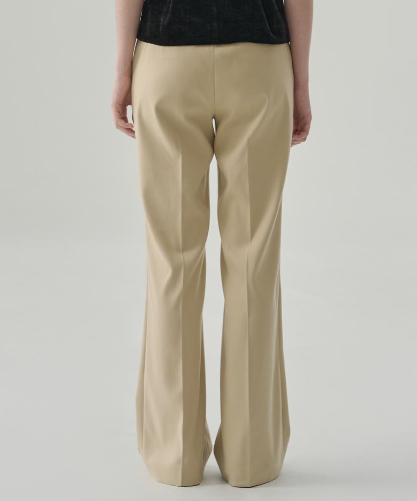 Deuloupisumeon Tosti Brushed Bootcut Slacks [Black]