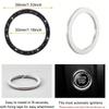 1pc Rhinestone Decor Glass Car One-button Start Decoration Ring