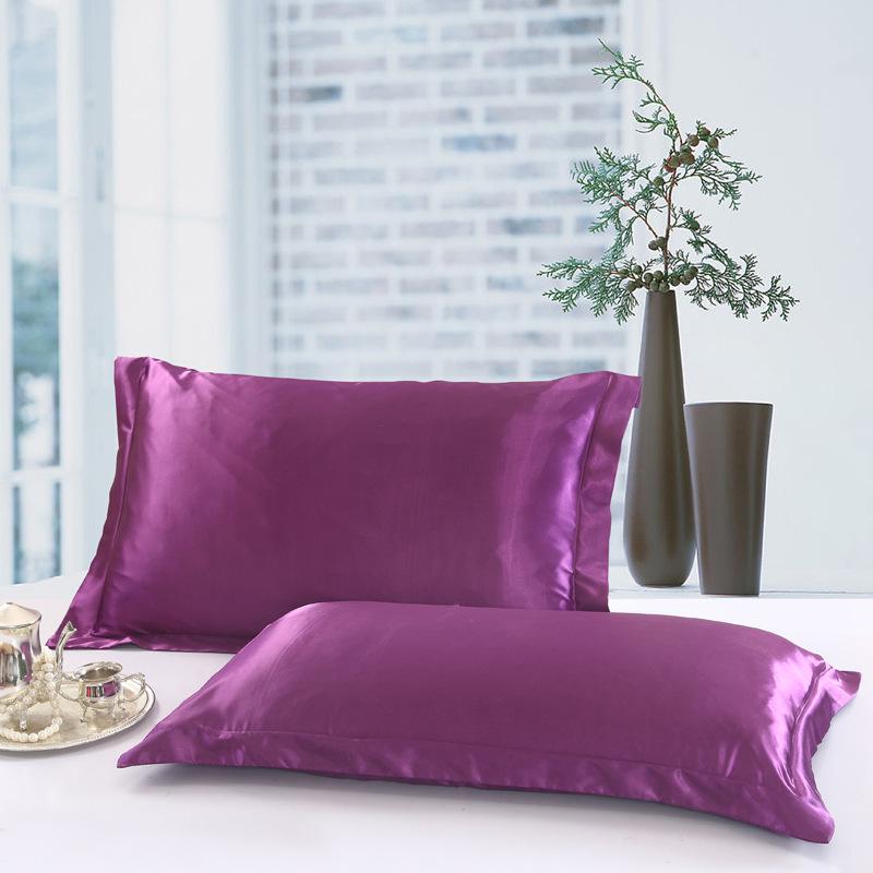 Silky Ice Satin Pillowcase - Imitation Silk