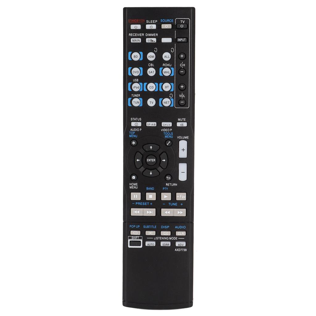 AXD7739 Remote Control for Pioneer VSX‑830‑K VSX‑45 VSX‑830 VSX‑90 Audio and Video Receiver