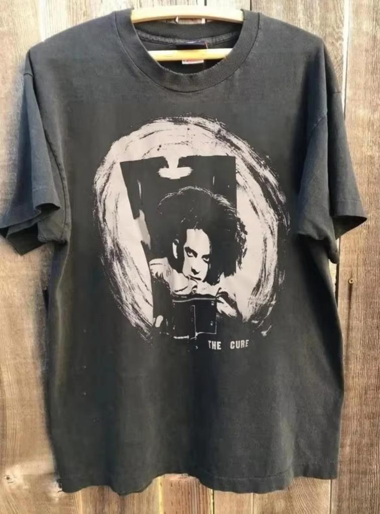 Street Wear Is Oversized Loose And Breathable Suitable For Daily Wear Summer Unisexs Pure Cotton Retro The Cure Tshirt