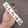 3d ABS Chrome GLA 45 GLA45 Logo Letters Car Trunk Emblem Badge Sticker For Mercedes Benz GLA45 AMG W156 X156 H547 Accessories MZ5 