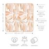 Toddlekind Pretty Practical Mat 100 Organic Cotton 47 X 47 Reversible Portable Travel Indoor Outdoor for Babies Toddlers Peache