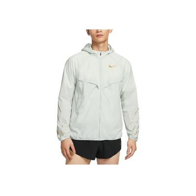 X Jakob Collaboration Simple Zipper Hoodie Jacket Men Jackets Light-Silver Metallic-Gold HJ3539-034