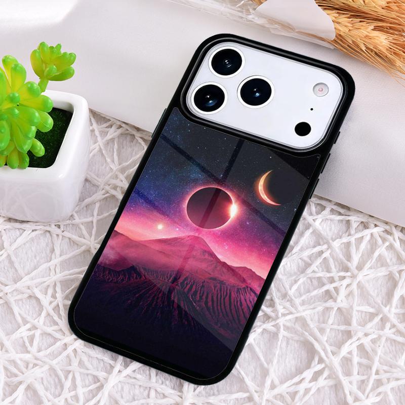 Star Space Moon Night Shockproof Phone Case for iPhone 17 Air 16e 15 11 12 14 13 Pro Max Cover Coque