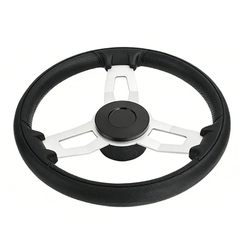 13.5inch Universal Aluminum Construction Steering Wheel Without Knob Replacement Marine Accessories Boat Steering Wheel