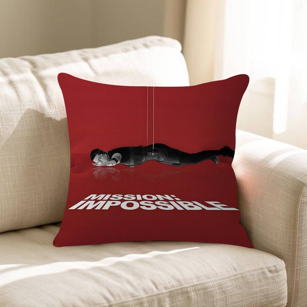 

MMission IImpossible The Final Reckoning Pillow Cover Sofa Cushion Cover Home Room Decoration Children Gift 30x30 cm