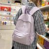 Schoolbag New 1011 Casual Versatile Schoolbag Female High School Backpack High Value Foreign Light Travel Backpack
