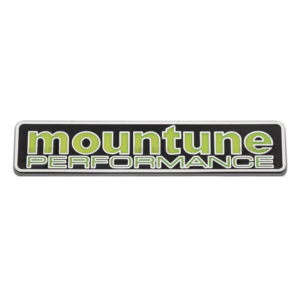 1Pc Metal Car Whole Body Side Rear Trunk Emblem Sticker for Mountune Logo Fiesta Focus Mondeo Ranger Mustang Ecosport Transit