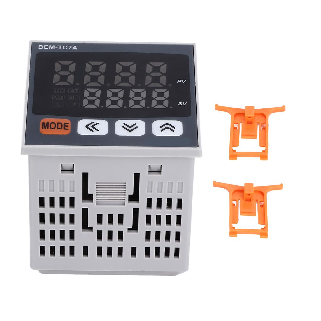 PID Temperature Controller 72x72mm Digital Display Intelligent Thermostat AC 100?240V