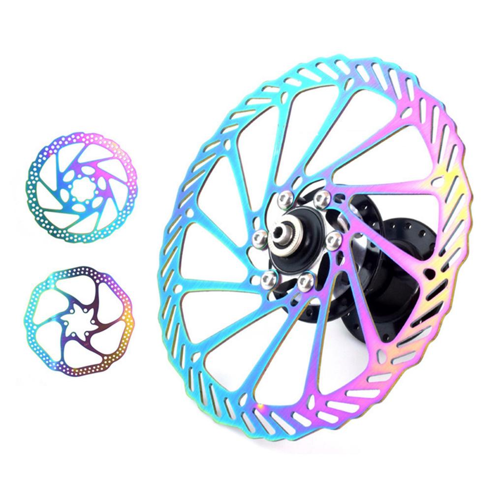 160mm/180mm Stainless Steels Disc Brake Rotor with Screws Bicycles Disc Brake Rotor for Road Bike, Mountain Bike