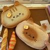Cute Plush Pencil Case with Animal Glasses Design Large Capacity Cat Dog Shaped Makeup Bag School Stationer Bag Gift for Kids