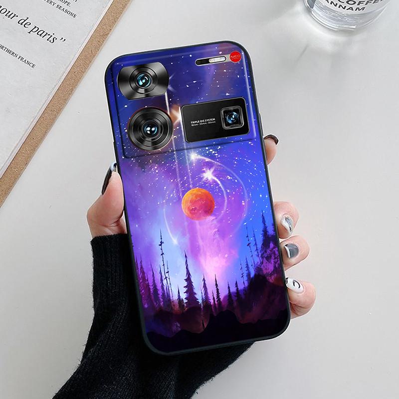Case For nubia Z60 Ultra Black Matte Soft Silicon Phone For Nubia Z60 Ultra 5G NX721J Cover Coque Protective shell Z60Ultra