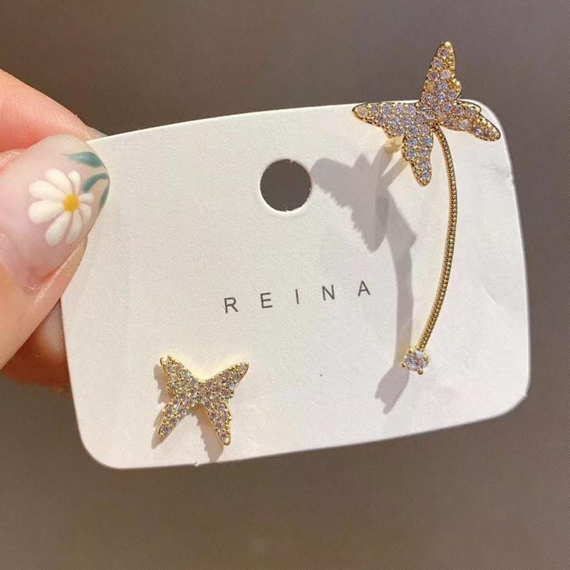 Fahion Women'S Earrings Ear Cuff Fine Sweet Butterfly Snowflake Ear Bones Clip For Women Bijoux Jewelry Ear Clip