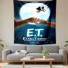 E.T. Extra Tierno Poster Tapestry Wall Hanging, Spanish Alien Film Artwork, Retro Wall Decor for Bedroom Living Room Dorm