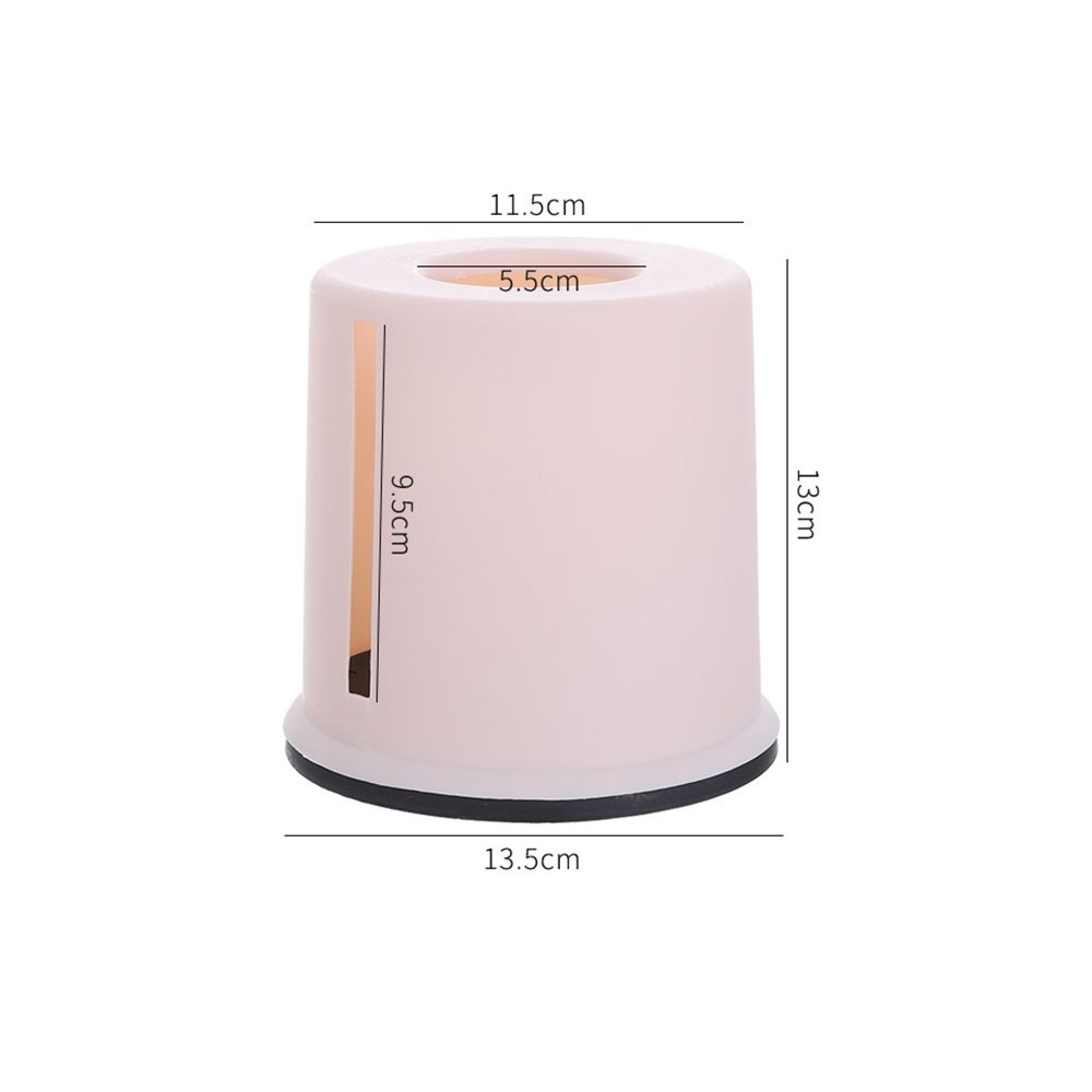 Household Creative Towel Cover Living Room Toilet Roll Paper Holder Round Plastic Tissue Box