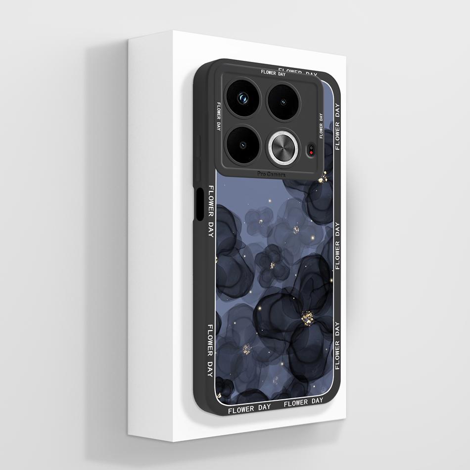 For infinix Note 40 Pro Plus 40X Case Couple Panda Phone Housing For Note40 Note 40X Full Protection Liquid Silicone Back Cover