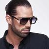 Retro box men's sunglasses personalized high-end sunglasses European and American steampunk outdoor sunscreen glasses men