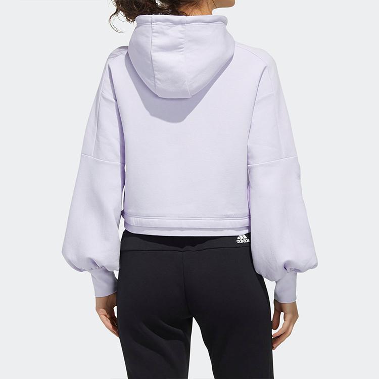 Adidas Hoodie Motion Casual Sports Pullover Women Hoodies Light-Purple FM9311