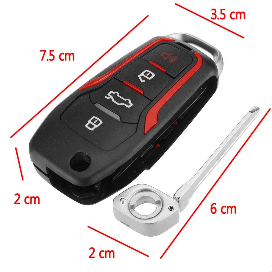 Upgraded Flip Remote Key Fob No Battery 315MHz 4D63 CWTWB1U331 Fit For 2005-2013 Ford Mustang