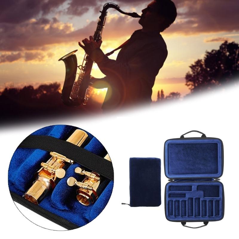 Saxophone Mouthpieces Case Oxfords Cloth Clarinet Mouthpieces Storage Box