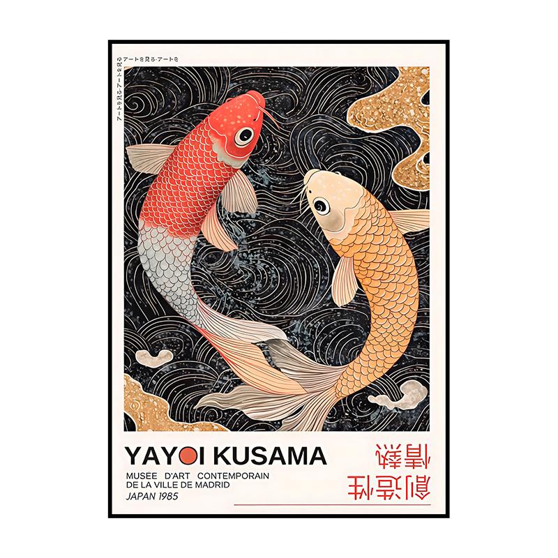 Vintage Japonské umění Klasický plakát Abstraktní plátno Malba Tisk Nástěnné umění Obraz pro obývací pokoj Cuadros Domácí dekorace