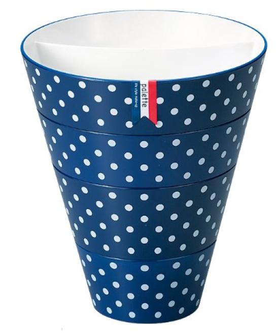 

Masakazu Home and Paris Party Tree in Navy Polka Dots For BBQs, Parties, More