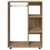 Clothing Rack Artisan Oak 80 x 40 x 110 cm Wood Based Material
