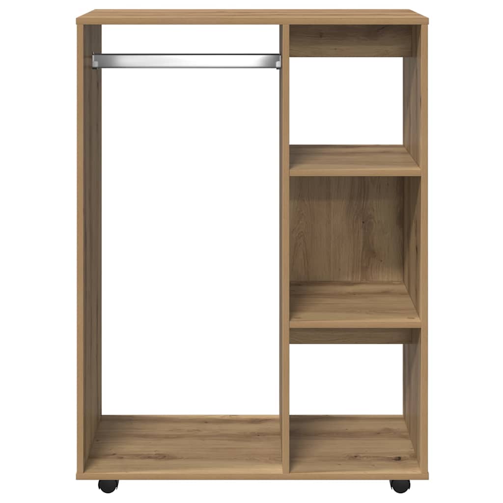 Clothing Rack Artisan Oak 80 x 40 x 110 cm Wood Based Material