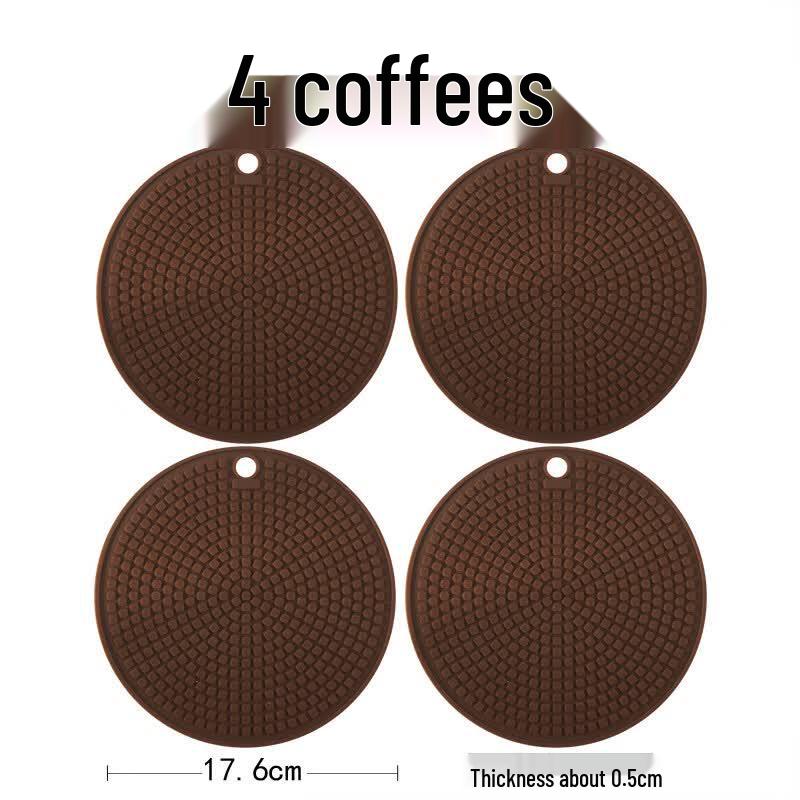 Ruhan Silicone Round Placemat Set
