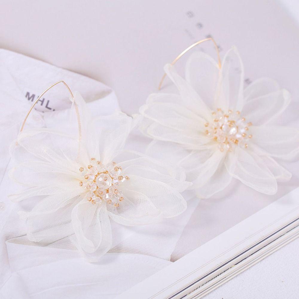 Bohemian Pastoral Design Korean Style Jewelry Fresh Earrings Women Earrings Flower Drop Earrings