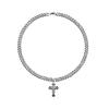 Necklace European American Cuban Chain Cross Pendant Male Trend ins Hip Hop High Street Coarse Versatile Necklace