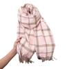 Premium new versatile plaid scarf women's soft warm thickened shawl autumn and winter travel cold scarf