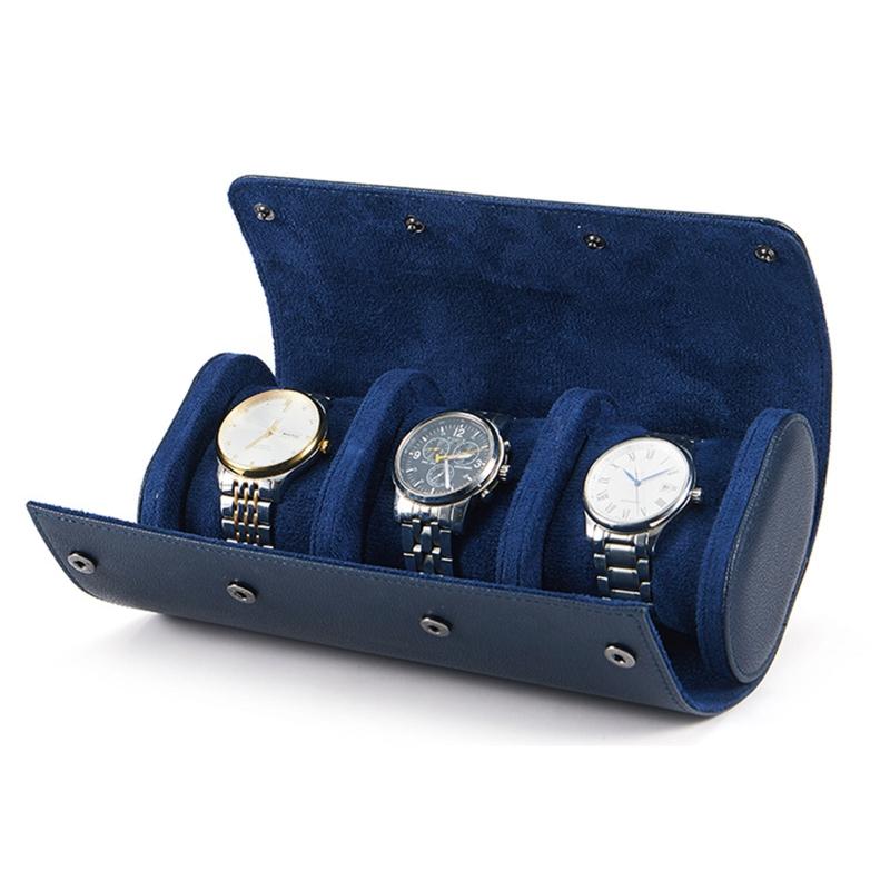 Jewelry Storage Bag Watch Snap Button Bag Packaging Storage Bag Mechanical Watch Box Travel Watch Bag Gift Box for Men